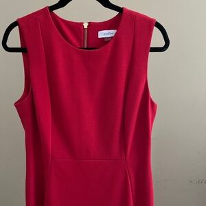 Calvin Klein Red Sheath Dress